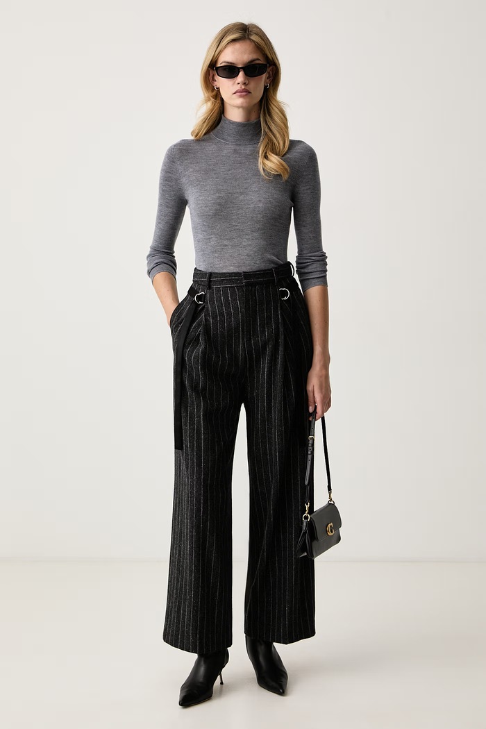 Isabelle Blanche Golf damski wełniany IS26FW.M220.F005 szary AW26