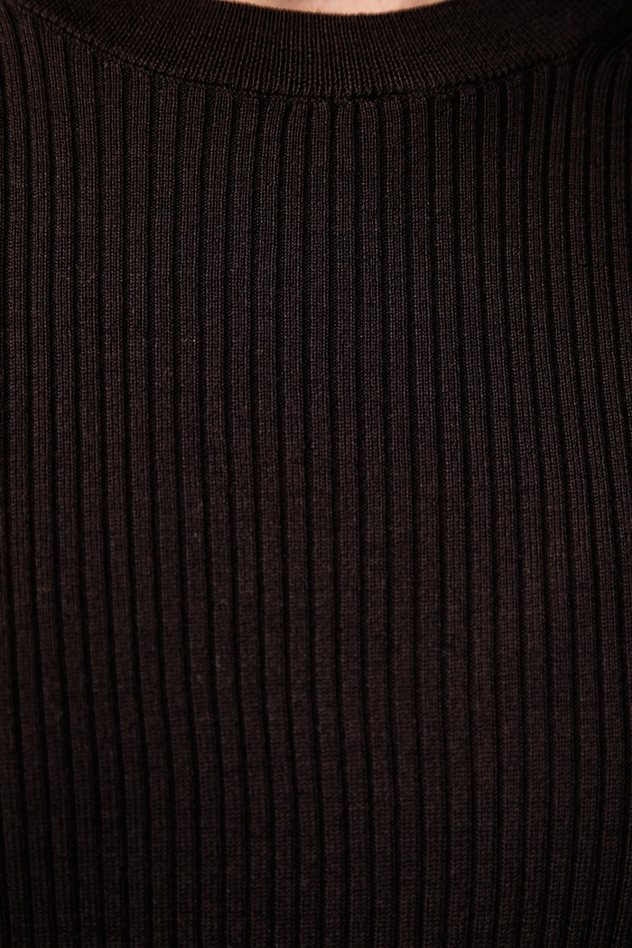 Sweter damski wełniany Isabelle Blanche brązowy IS26FW.M236.F012