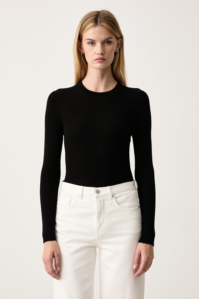 Isabelle Blanche Sweter damski wełniany czarny IS26FW.M236.F012
