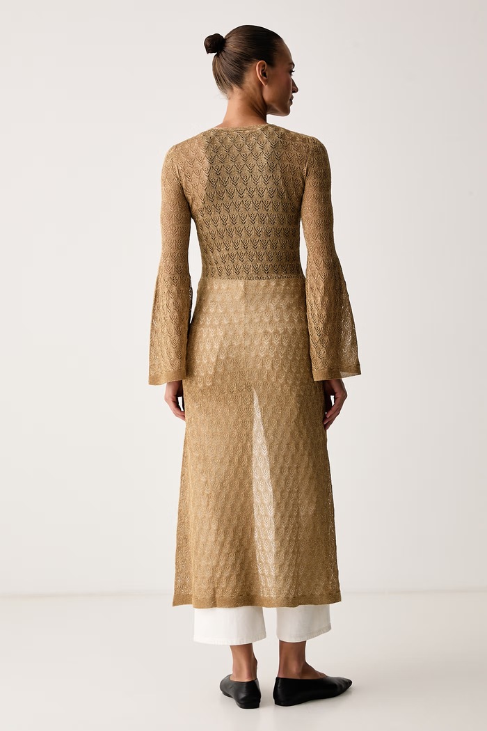 Odzież Twinset Kardigan damski z wiskozą 262TP3Q33 żółty
