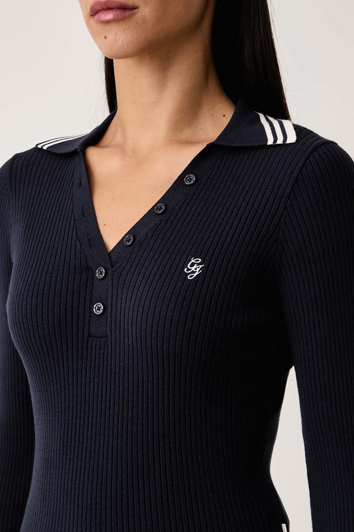 Sweter damski z wiskozą Guess Jeans W6BR16.Z1261 granatowy