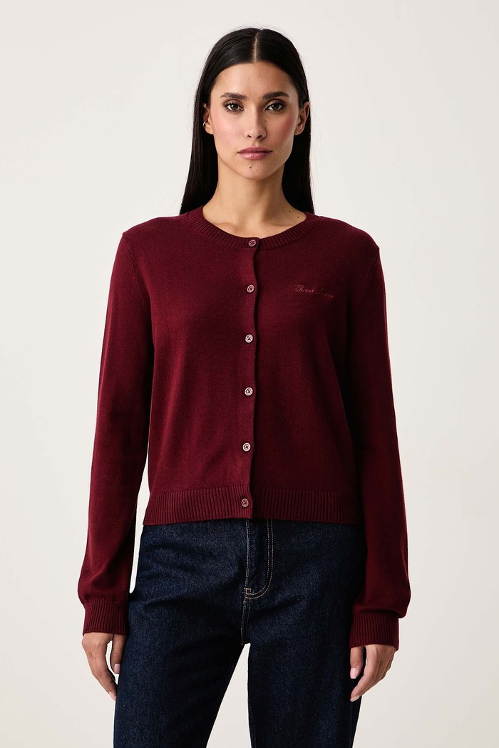 Guess Jeans Pentru femei burgundia W6BR02.Z1245