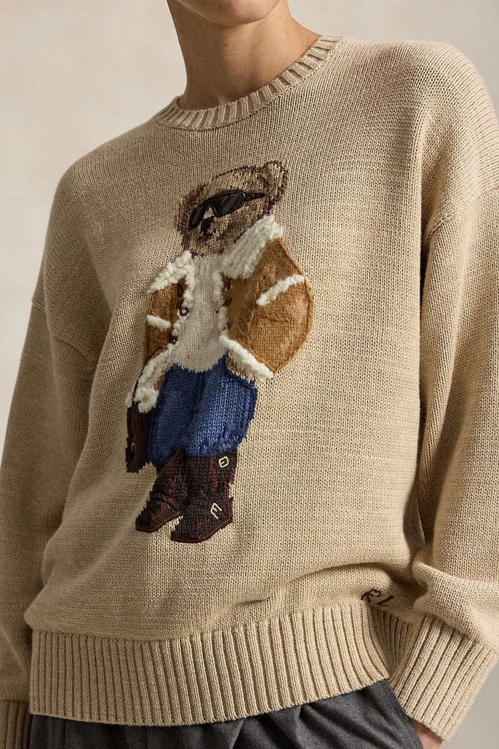 Sweter damski z dodatkiem wełny i kaszmiru Polo Ralph Lauren 211B23917 beżowy