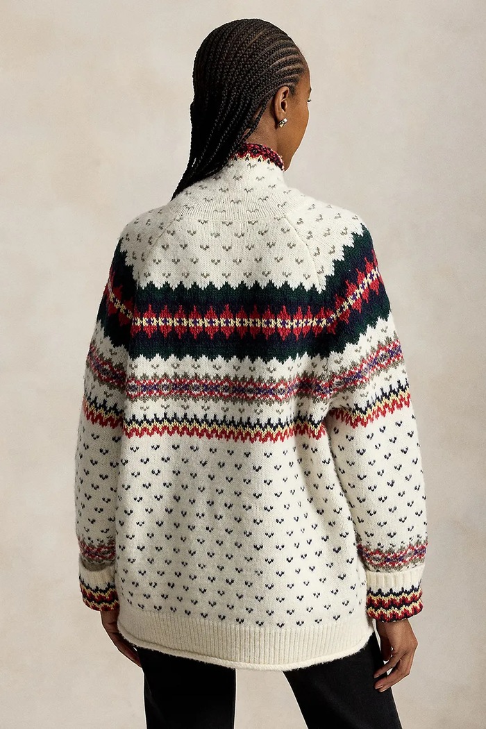Polo Ralph Lauren Sweter damski z wełną 211B23912 beżowy AW26