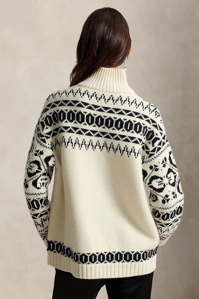 Polo Ralph Lauren Sweter damski wełniany 211B23908 beżowy AW26