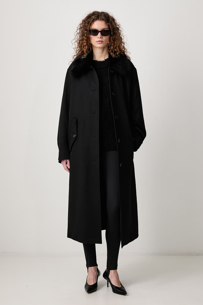 WRSTBHVR ARFUS sweter z wełną damski U2326GT.A czarny AW26