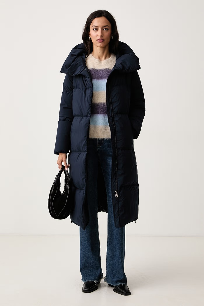 Mos Mosh Sweter damski z wełną 182780 fioletowy AW26