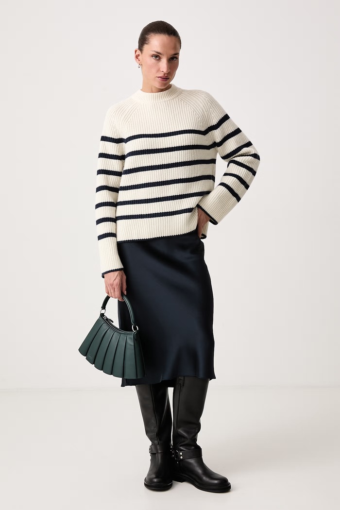 Levi's Πουλόβερ γυναικείο με μαλλί FRIDA WOOL CREWNECK 007W0 μπεζ AW26
