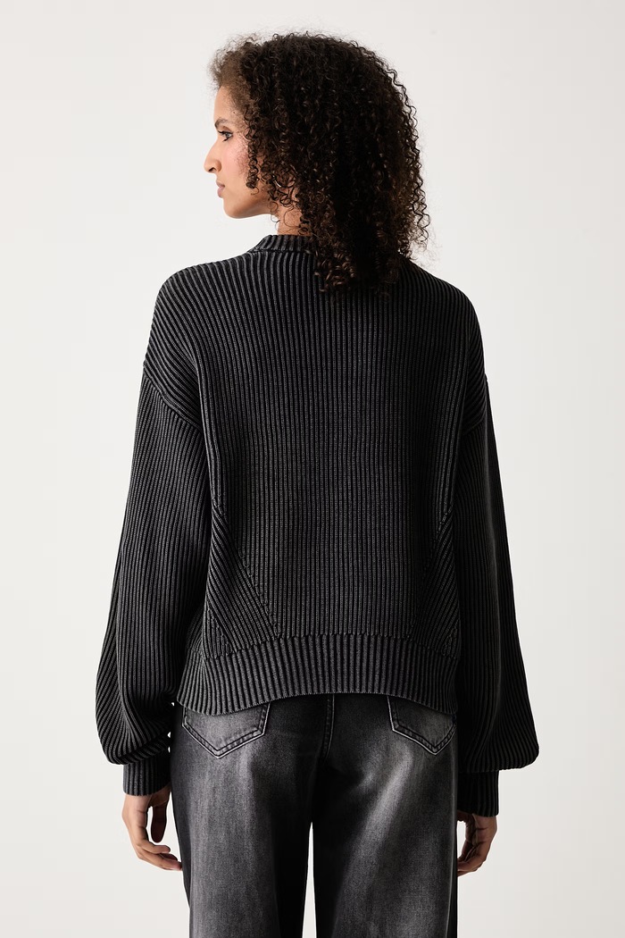 Odzież Karl Lagerfeld Jeans Sweter damski bawełniany B4W18075 szary