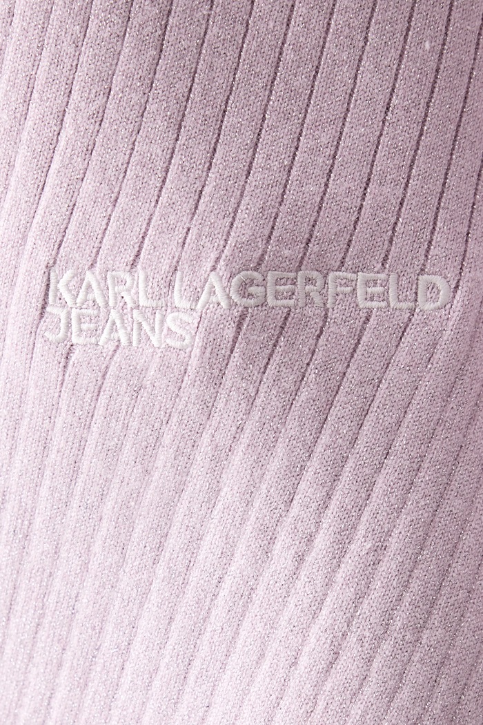 Пуловер дамски с вискоза Karl Lagerfeld Jeans розов B4W18005