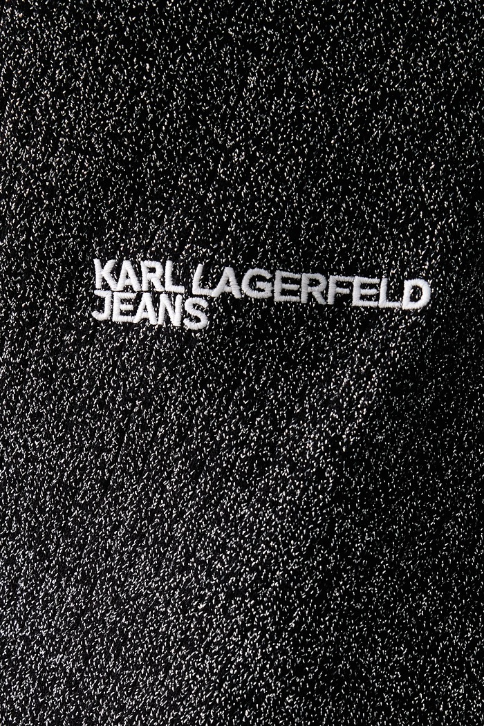 Пуловер дамски с вискоза Karl Lagerfeld Jeans черен B4W18005