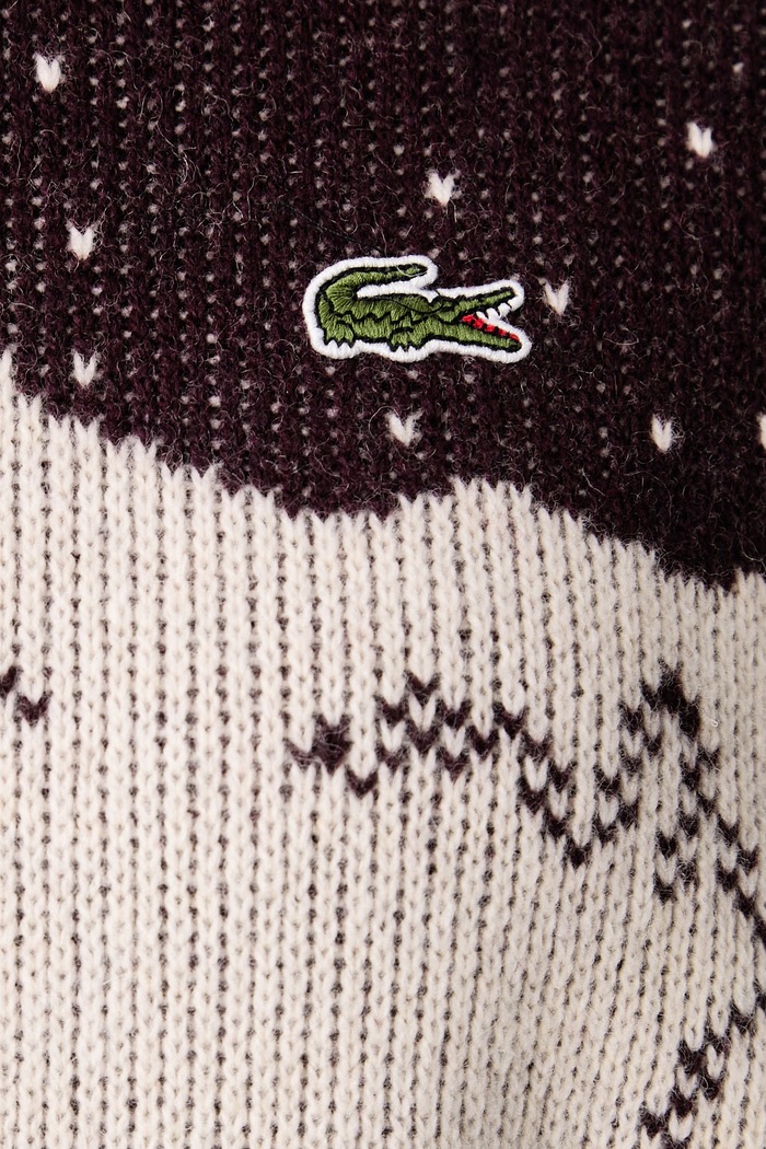 Светр жіночий з вовною Lacoste бордо AF9296