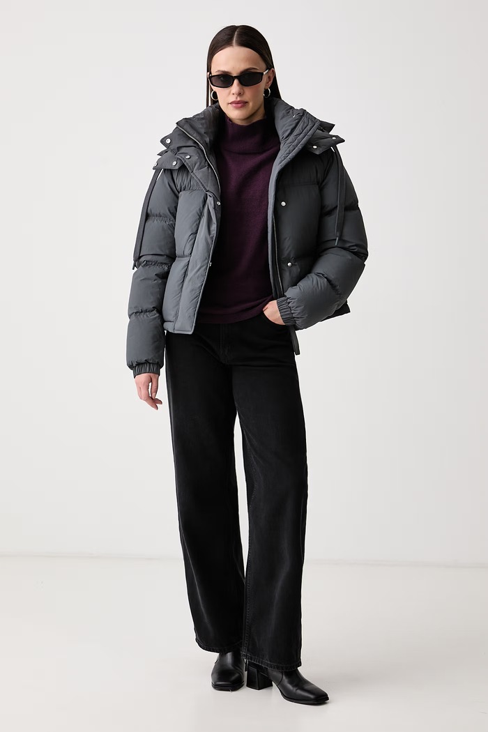 Marc O'Polo Sweter damski z dodatkiem wełny 5000017092 fioletowy AW26