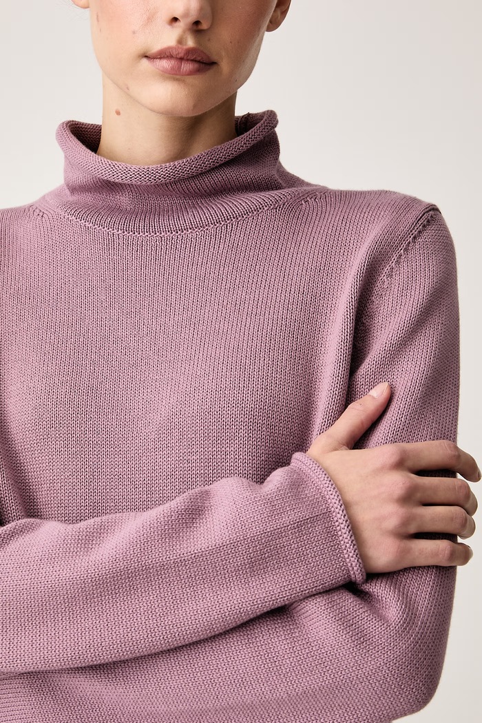 Sweter damski bawełniany Marc O'Polo 5000016701 różowy