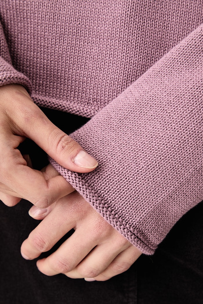 Sweter damski bawełniany Marc O'Polo różowy 5000016701