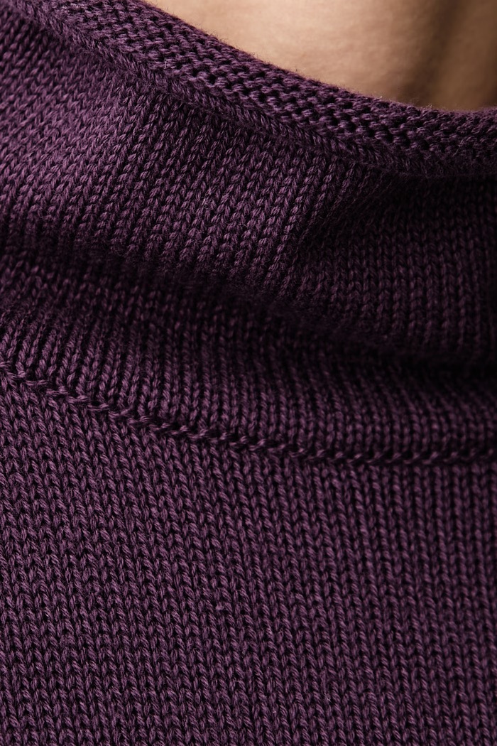 Sweter damski bawełniany Marc O'Polo fioletowy 5000016701