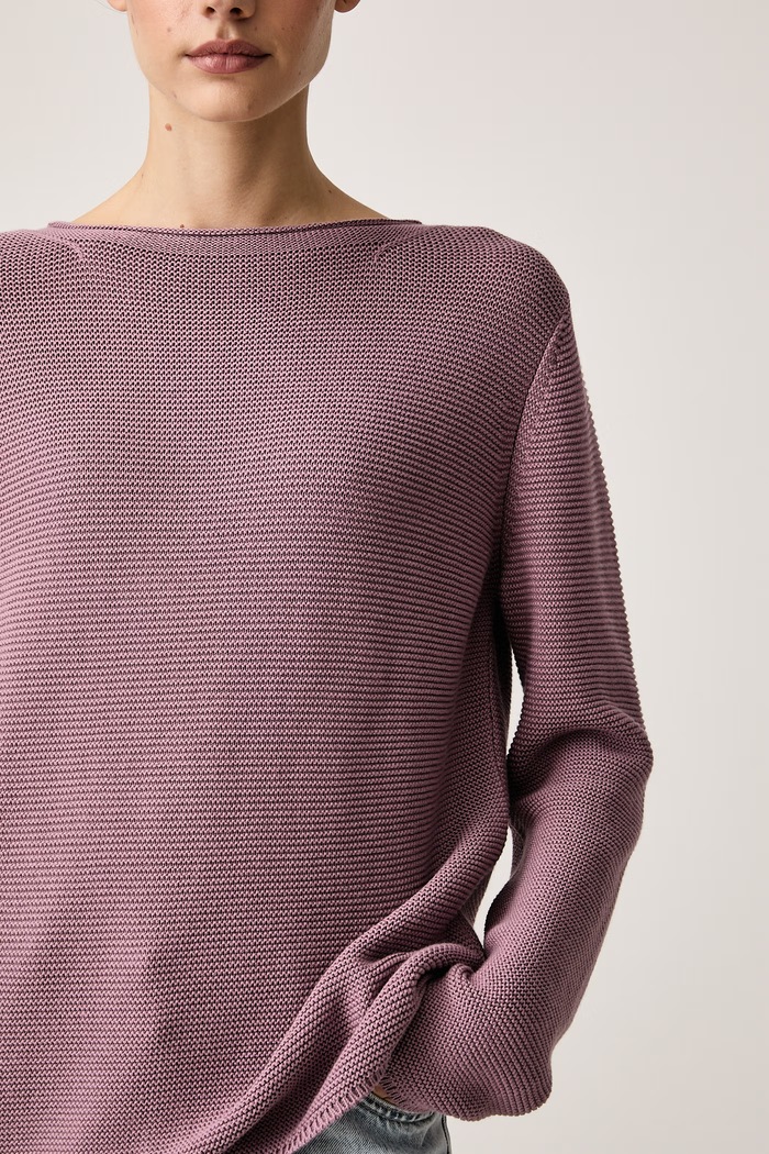 Sweter damski bawełniany Marc O'Polo 5000010442 różowy