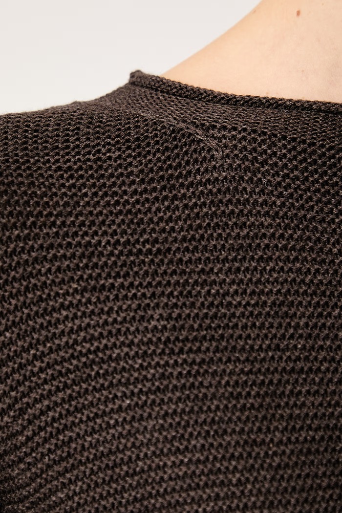 Sweter damski bawełniany Marc O'Polo brązowy 5000010442