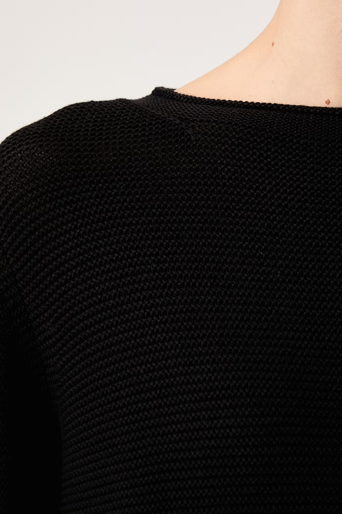 Sweter damski bawełniany Marc O'Polo czarny 5000010442