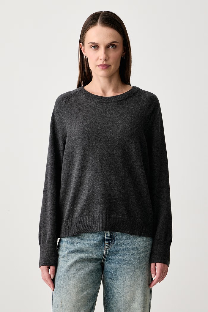 Marc O'Polo Sweter damski z bawełną szary 5000006907