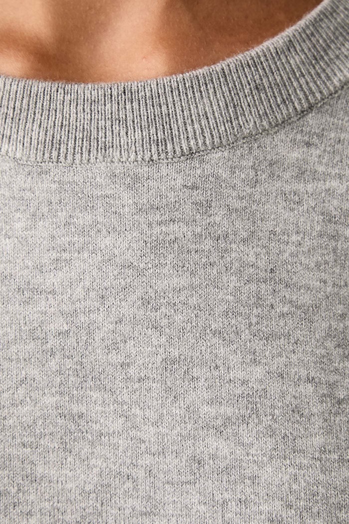 Sweter damski z bawełną Marc O'Polo szary 5000006907