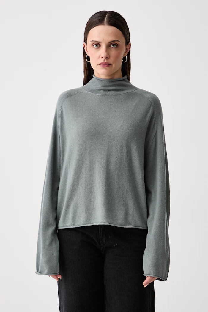 Marc O'Polo Sweter damski z wełną turkusowy 5000017058