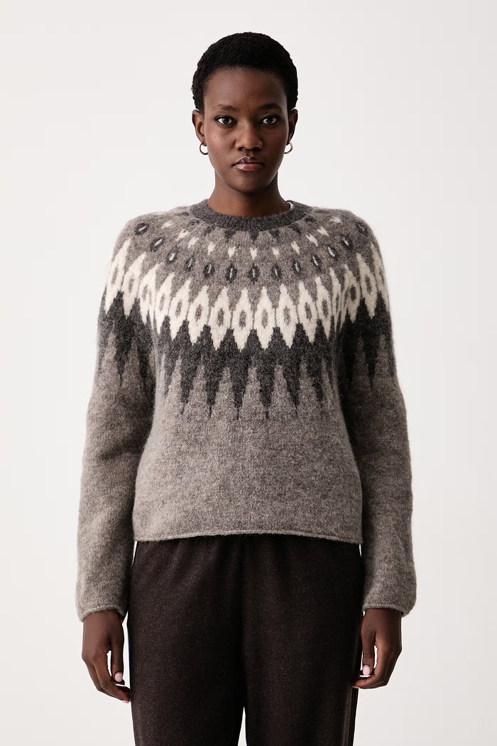Marc O'Polo Sweter damski z wełną beżowy 5000016172