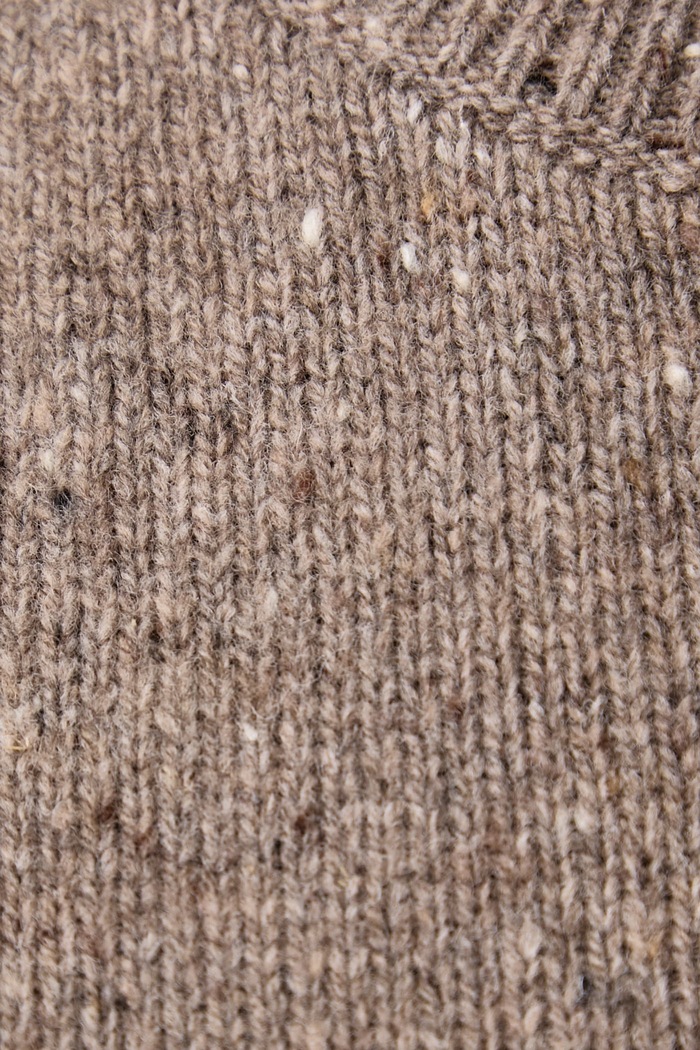 Sweter damski z wełną Marc O'Polo beżowy 5000015820
