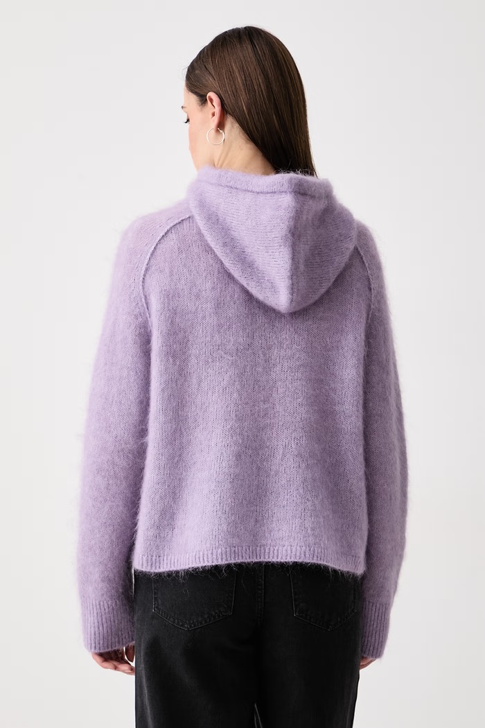 Odzież Marc O'Polo Sweter damski z wełną 5000015546 fioletowy