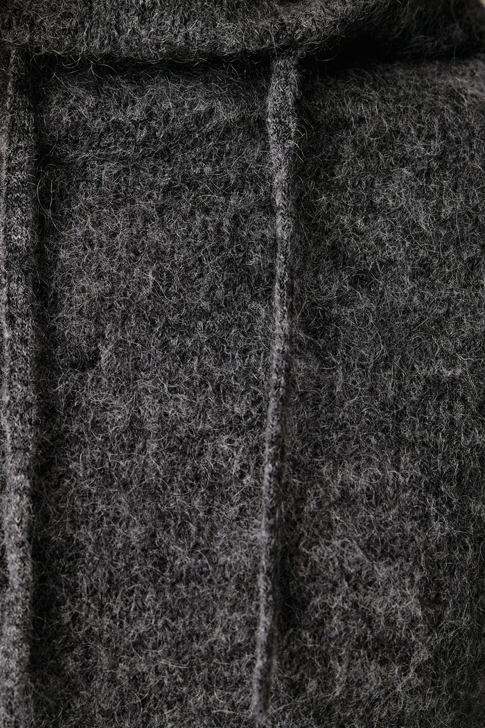 Sweter damski z wełną Marc O'Polo szary 5000015546