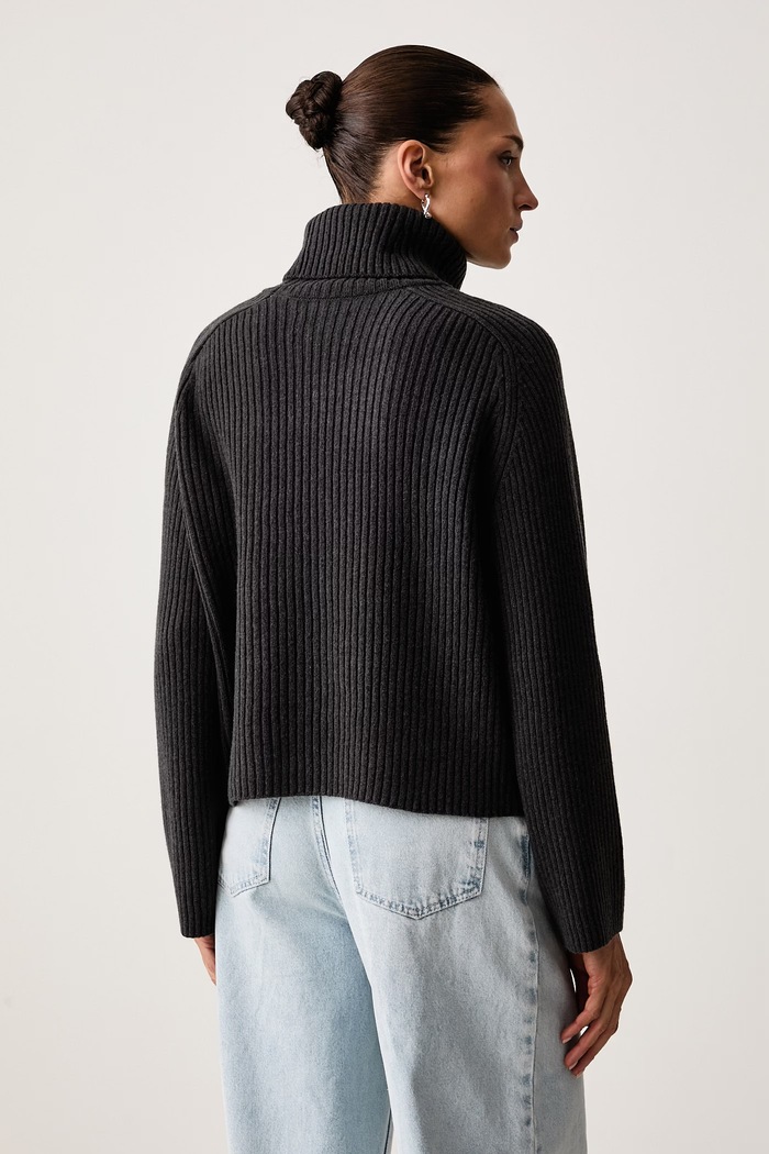 Odzież Marc O'Polo Sweter damski z wełną 5000010364 szary