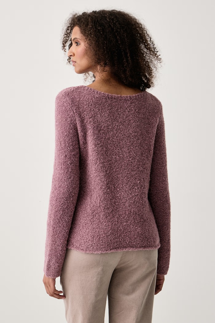 Marc O'Polo Sweter damski z dodatkiem wełny 5000010353 różowy AW26