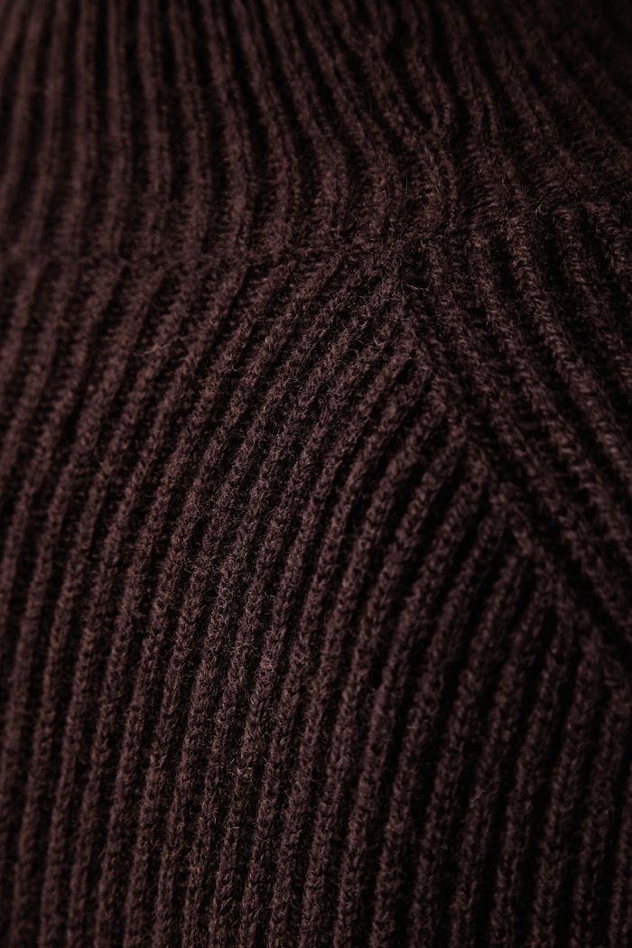 Sweter damski wełniany Marc O'Polo brązowy 5000012355