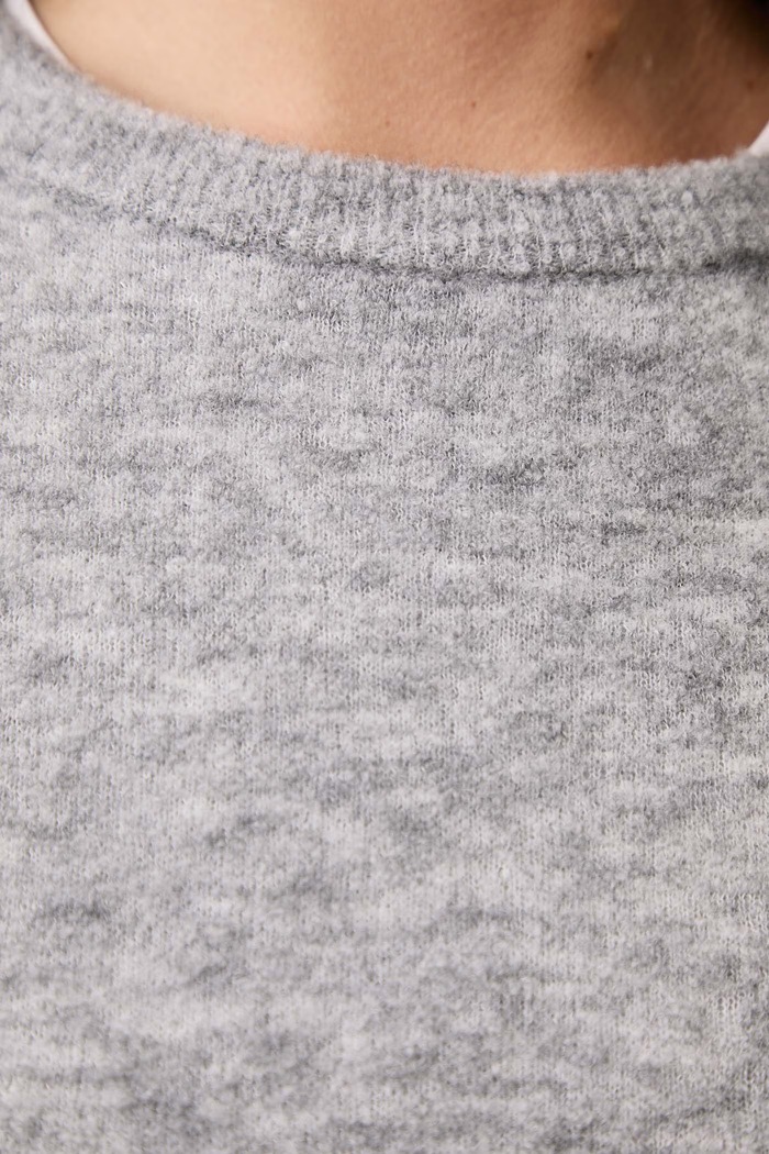 Sweter damski z wełną Marc O'Polo szary 5000012089