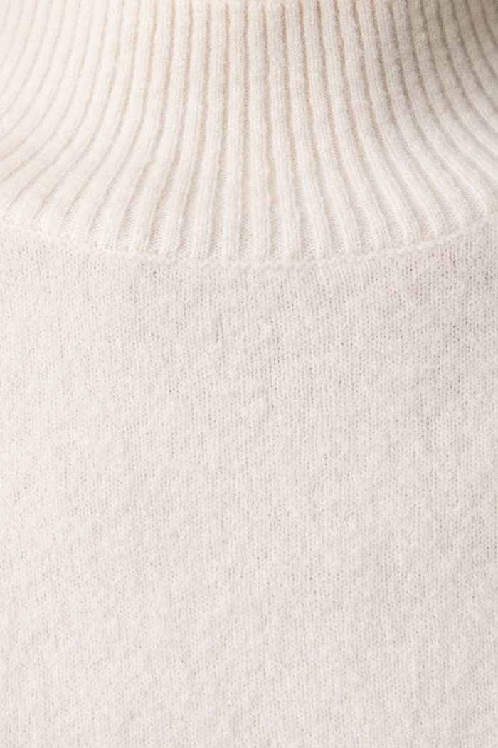 Sweter damski z wełną Marc O'Polo beżowy 5000007108