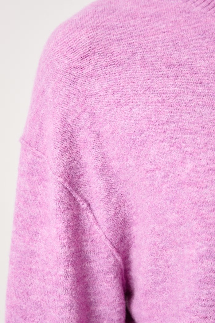 Sweter damski z wełną Marc O'Polo różowy 5000007108