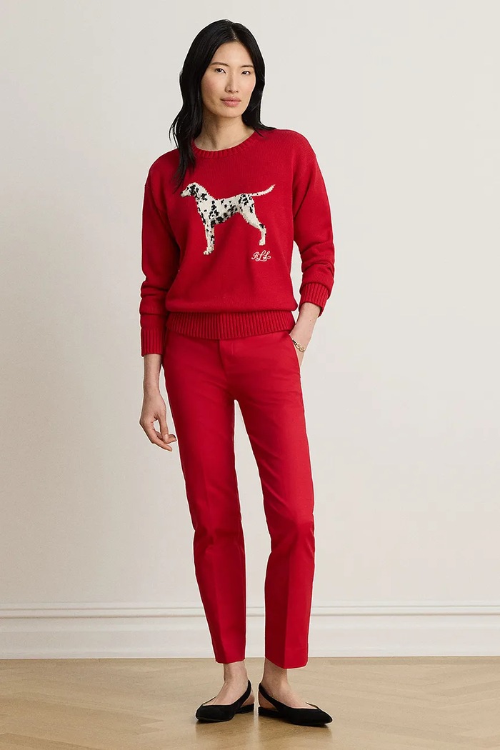 Odzież Lauren Ralph Lauren Sweter damski bawełniany 200B27843 czerwony