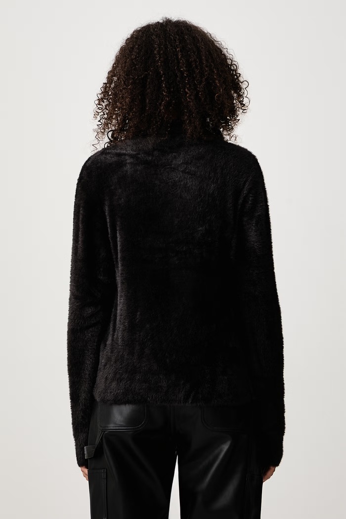 Odzież Carhartt WIP Maine Polo Sweater sweter z wiskozą damski I037038 czarny