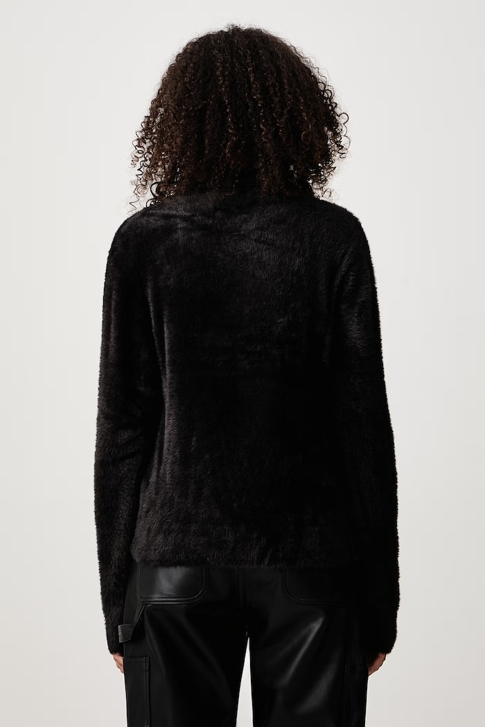 Odzież Carhartt WIP Maine Polo Sweater sweter z wiskozą damski I037038 czarny