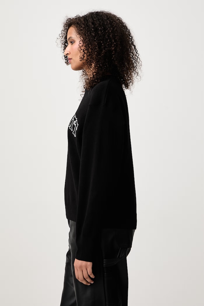 Limn Script Sweater sweter z bawełną damski Carhartt WIP I037183 czarny
