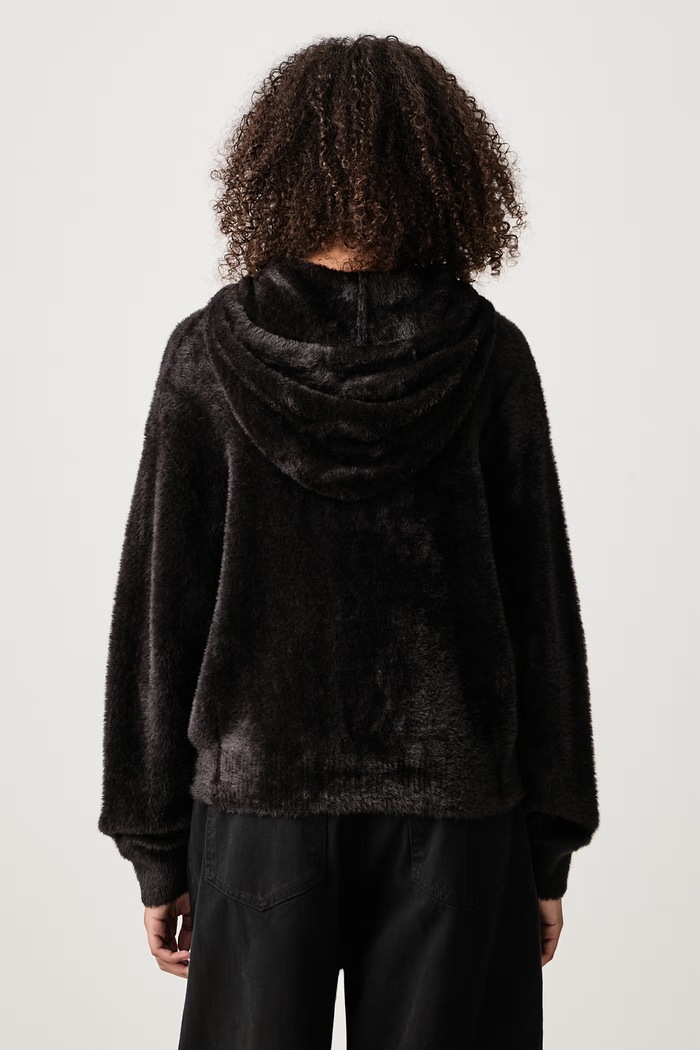 Odzież Carhartt WIP Maine Active Sweater Jacket sweter rozpinany z bawełną damski I037037 czarny