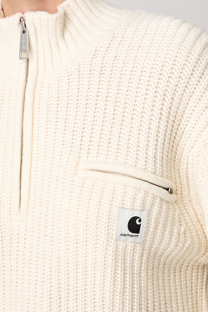 Carhartt WIP Detroit Half Zip Sweater светр з додаванням вовни жіночий I037036
