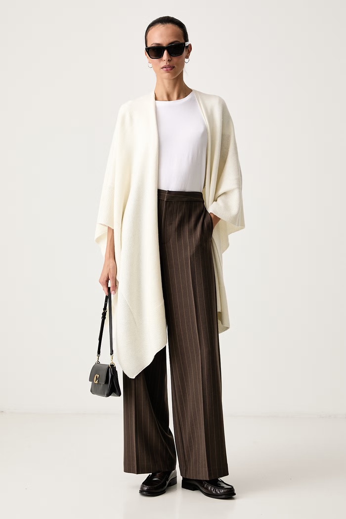 Lauren Ralph Lauren Kardigan damski z dodatkiem wełny 454P23614 beżowy AW26