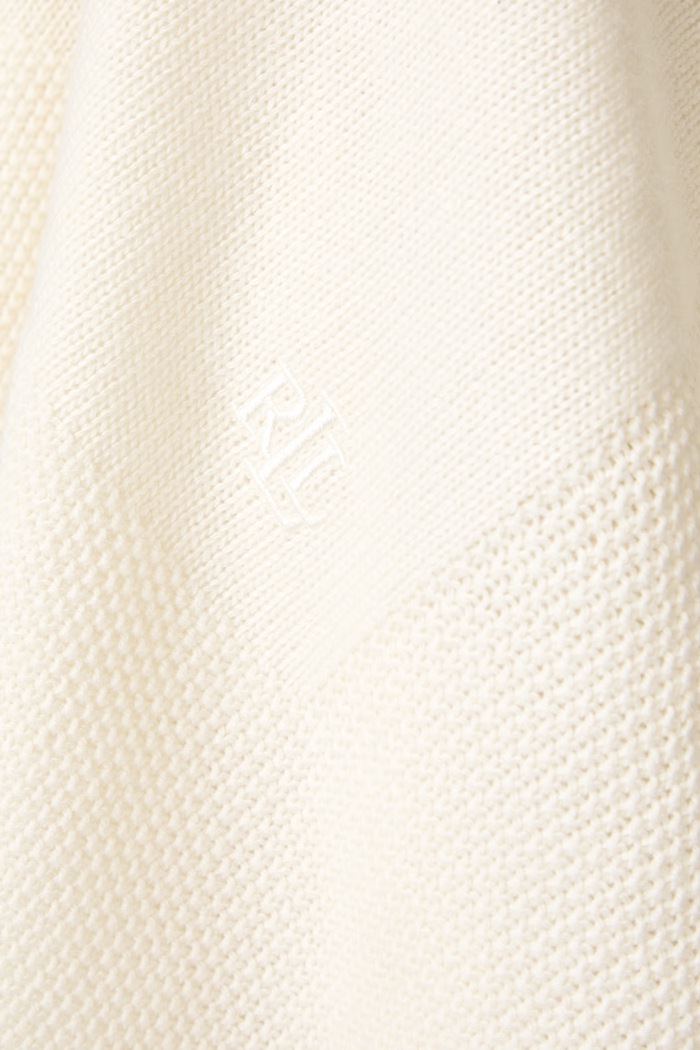 Kardigan damski z dodatkiem wełny Lauren Ralph Lauren beżowy 454P23614