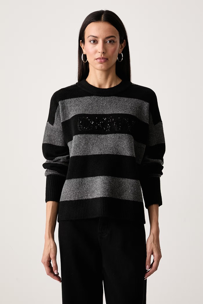 DKNY Sweter damski czarny P6MSAF63