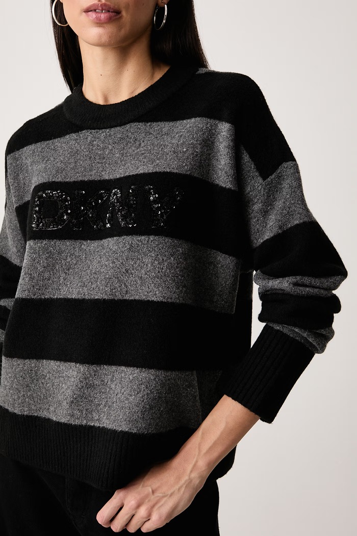Sweter damski DKNY P6MSAF63 czarny