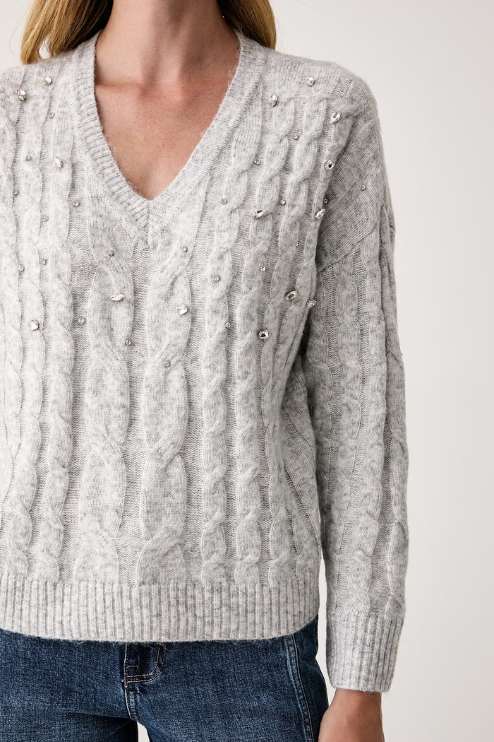 Sweter damski DKNY DJ6R0986 szary