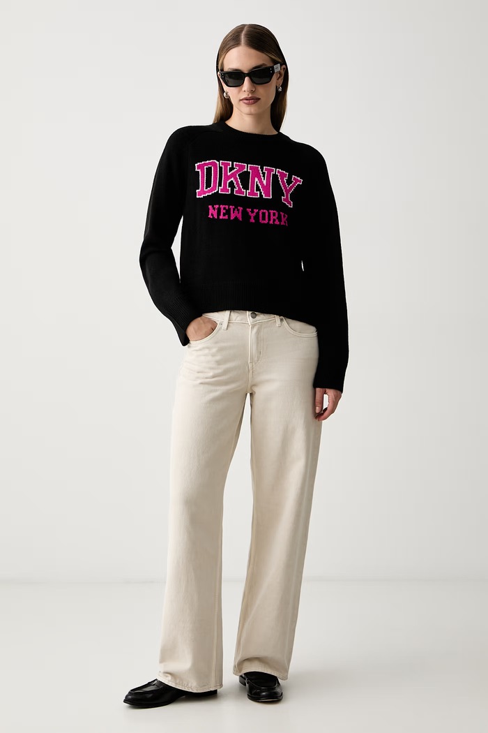 DKNY светр жіночий DJ6R0768 чорний AW26