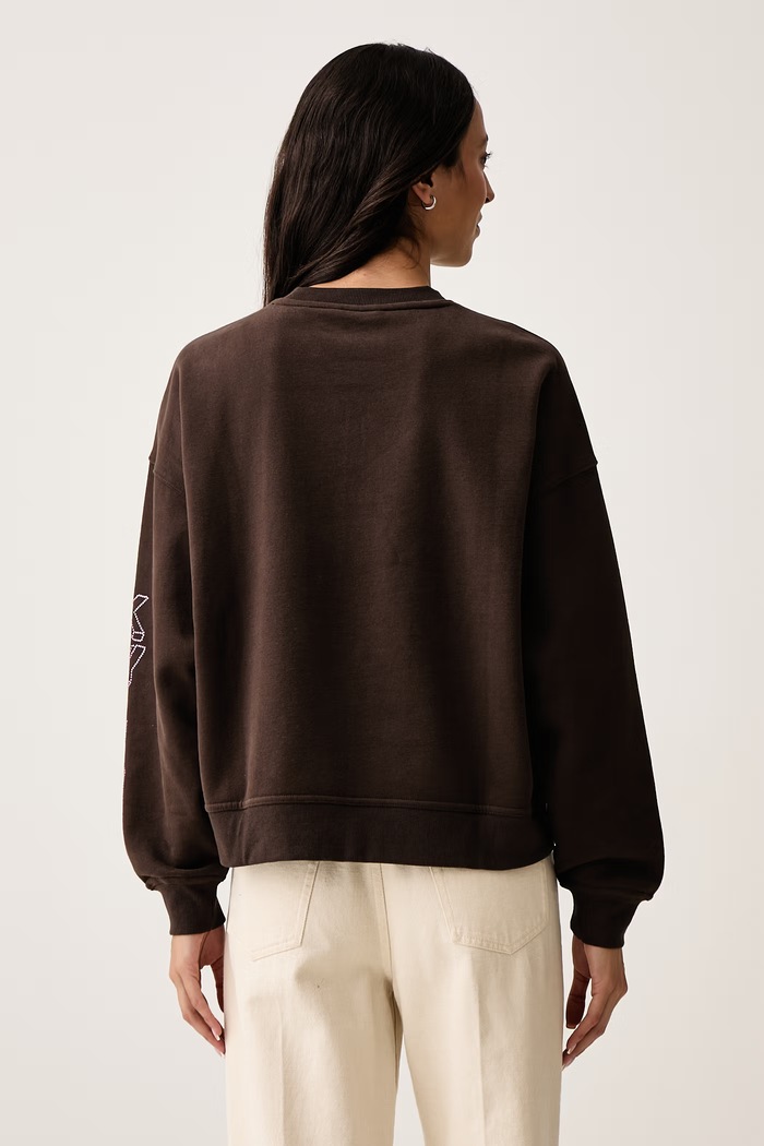 Odzież DKNY Bluza damska z bawełną DJ6T1840 brązowy