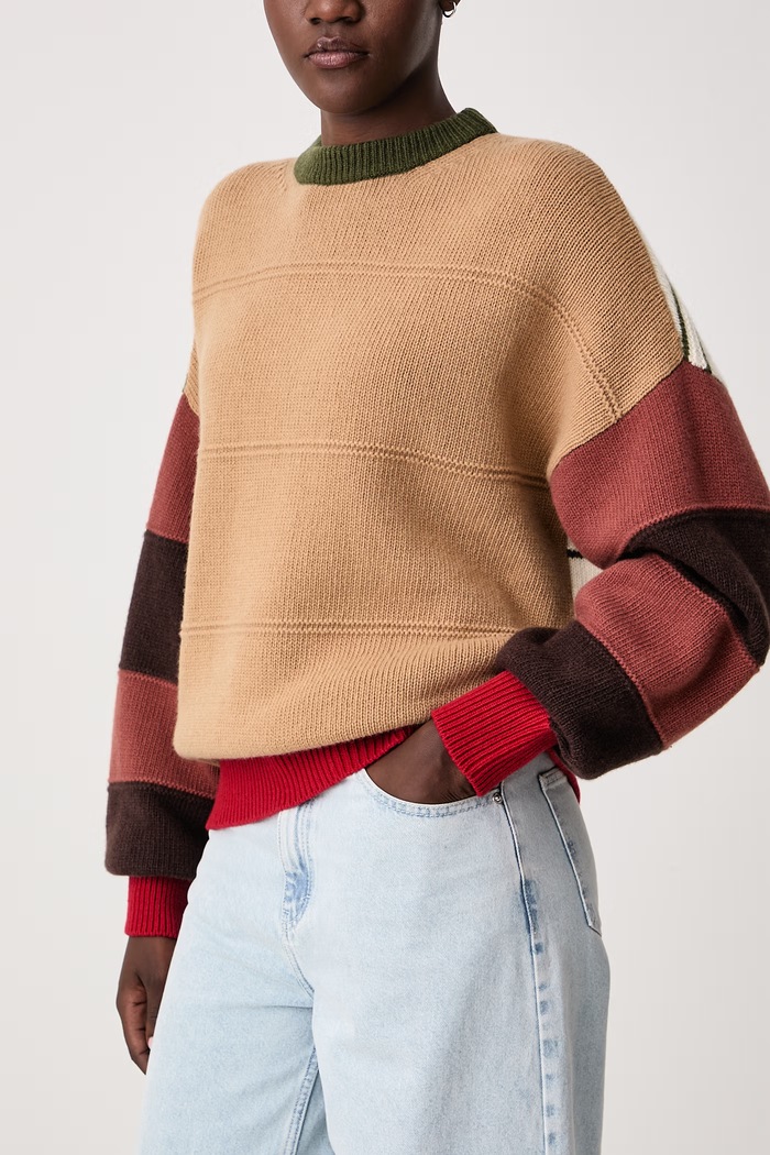 Sweter damski wełniany VOLARE Max&Co. 2626366113200 beżowy